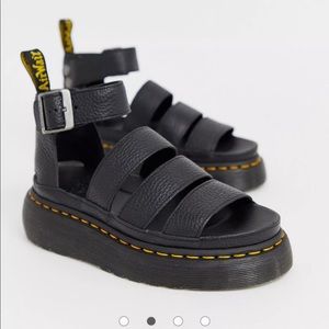 Clarissa II Doc Marten Sandals in black - size 6 US Womens 37 EU